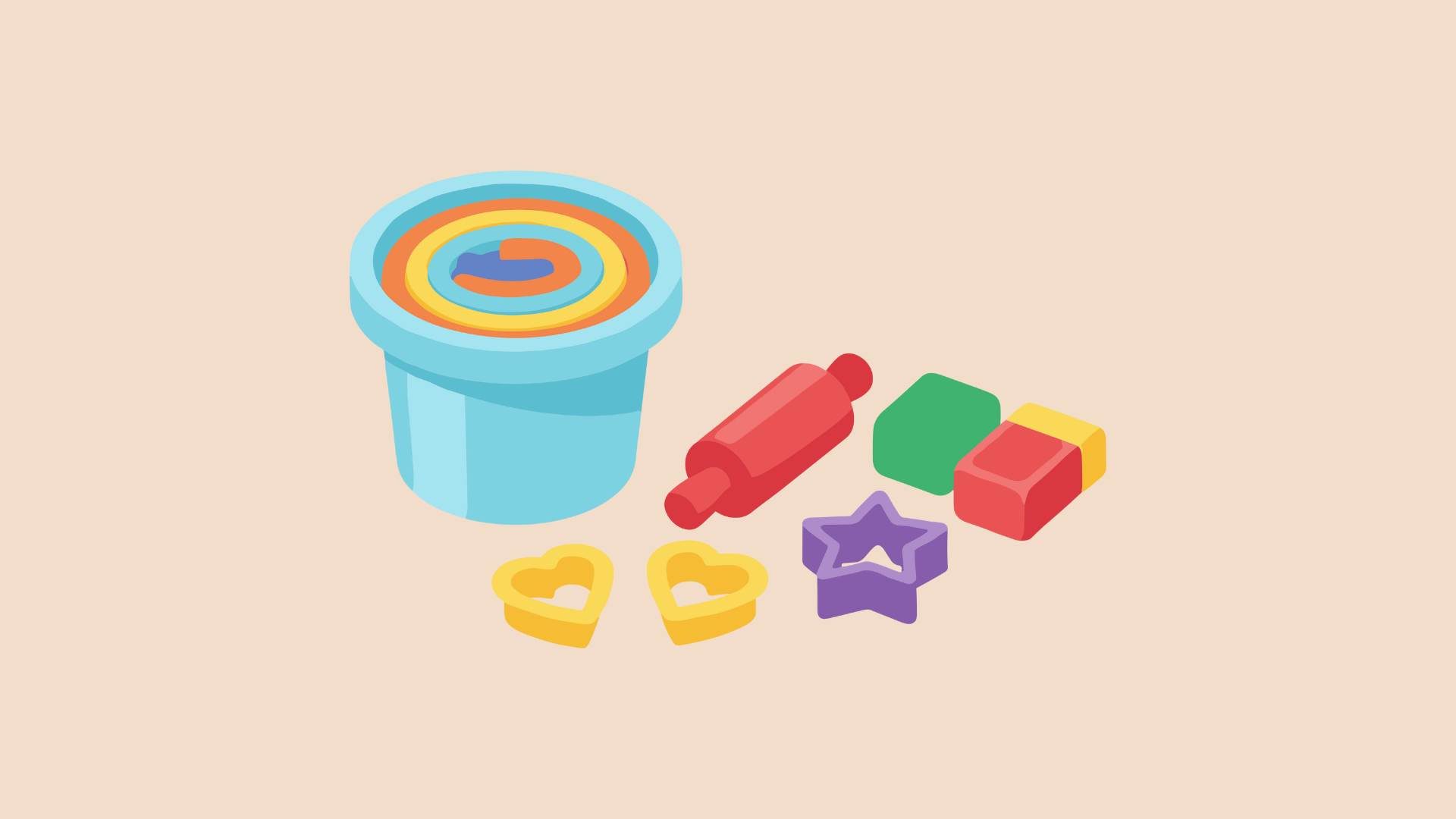 Pâte à modeler comestible aux couleurs d’automne